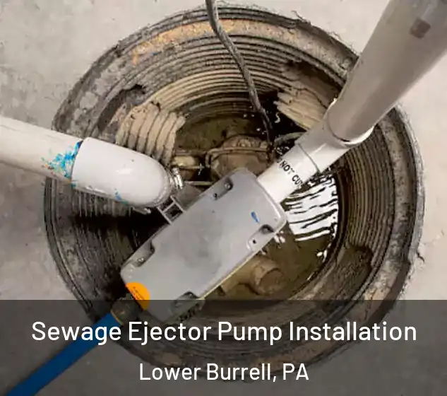  Sewage Ejector Pump Installation Lower Burrell, PA